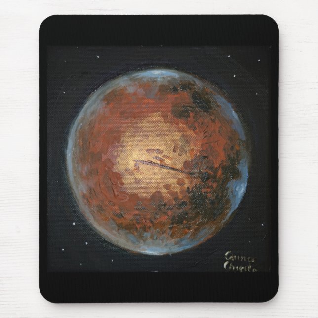 Planet Mars Mouse Mat (Front)