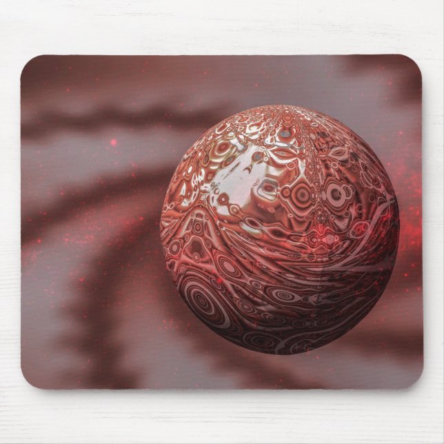 Planet Mars. Outdoors Mouse Mat (Front)