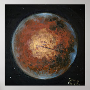 Planet Mars Poster