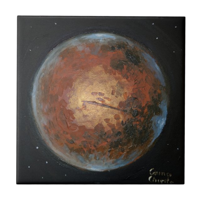 Planet Mars Tile (Front)