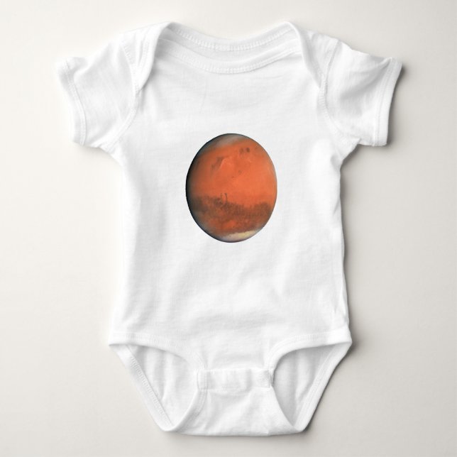 PLANET MARS true colour natural (solar system) ~~ Baby Bodysuit (Front)