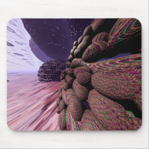 Planet Mars. Walls of buildings Mouse Mat