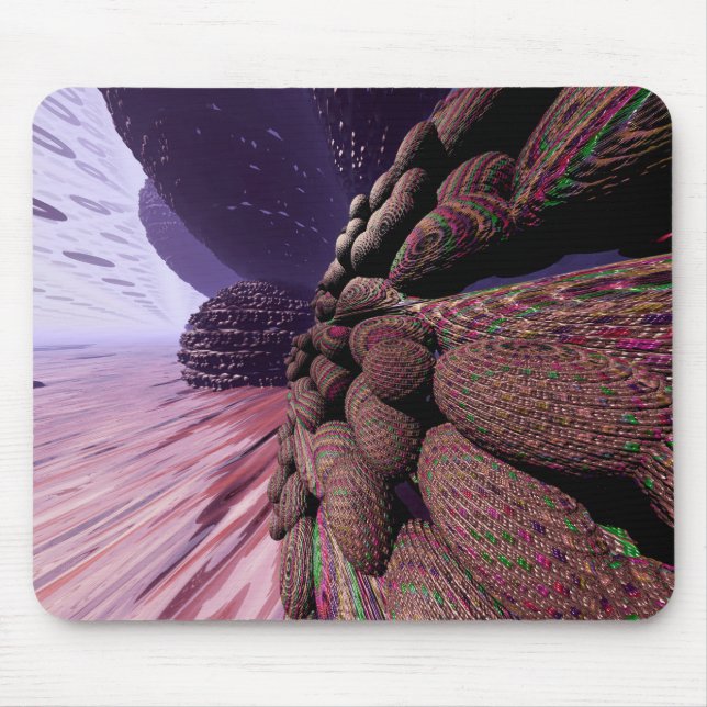 Planet Mars. Walls of buildings Mouse Mat (Front)