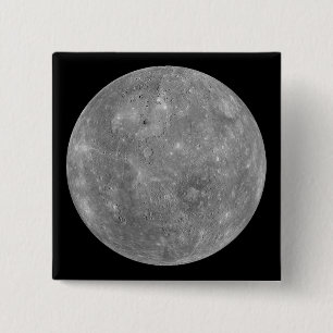 Planet Mercury 15 Cm Square Badge