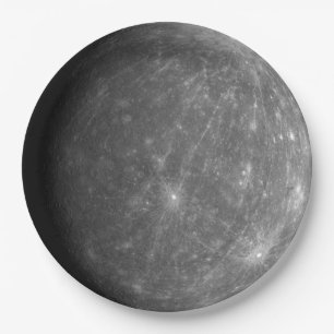 Planet Mercury Astronomy Disposable Paper Plates