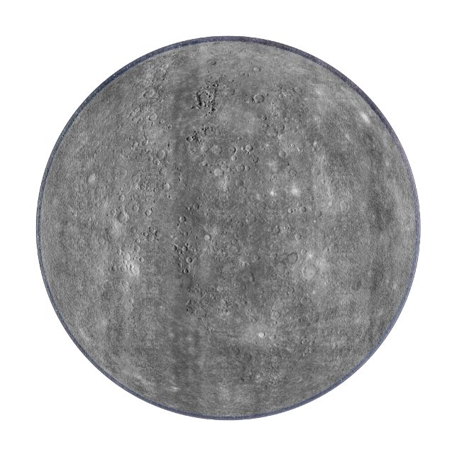 Planet Mercury Cutting Board (Front)