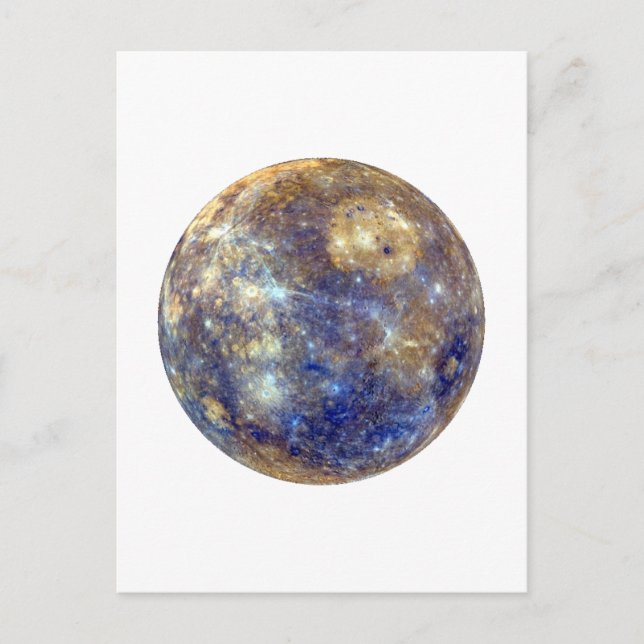 PLANET MERCURY v2 (solar system) ~~ Postcard (Front)