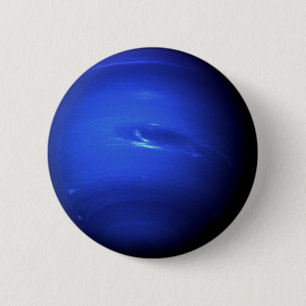 PLANET NEPTUNE (solar system) ~ 6 Cm Round Badge