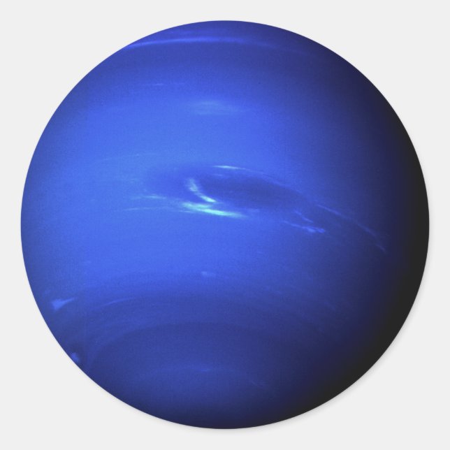PLANET NEPTUNE (solar system) ~ Classic Round Sticker (Front)