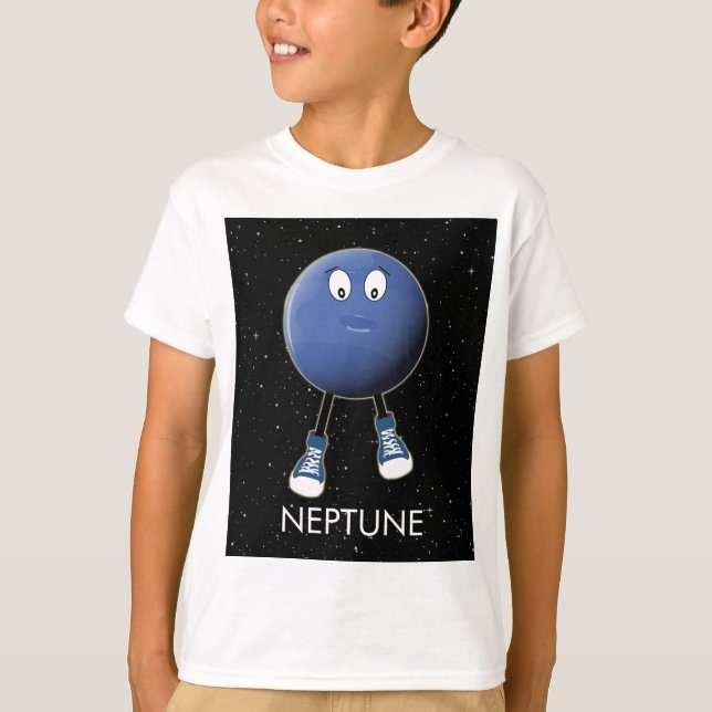 Planet Neptune & Stars T-Shirt (Front)