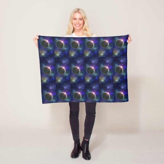 Planet Of Dreams Small Fleece Blanket (In Situ)