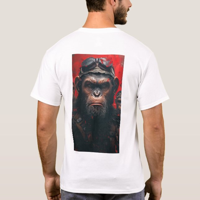 Planet of the Apes - Action Primitives T-Shirt (Back)