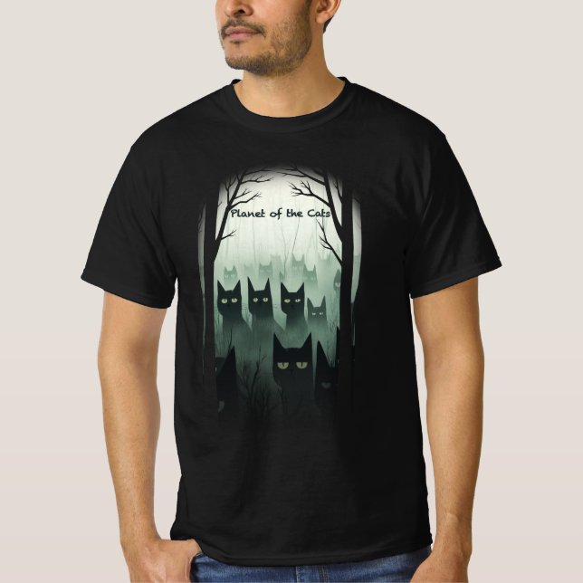 Planet of the Cats T-Shirt (Front)