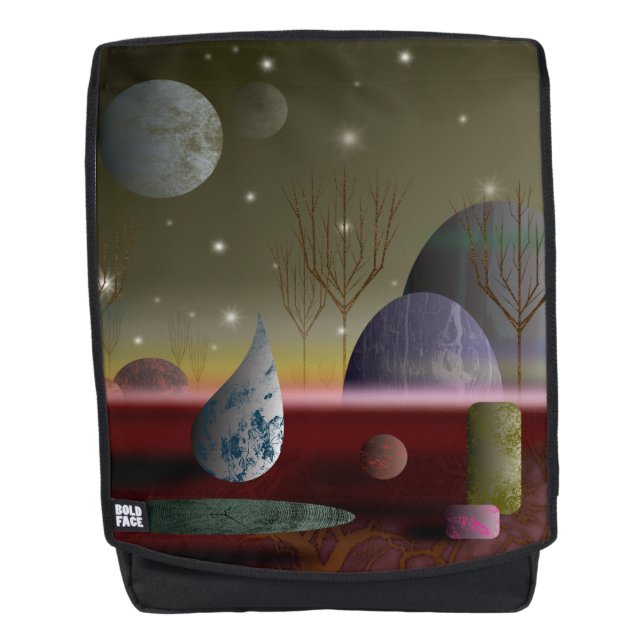 Planet Of The Shapes Backpack (Front)