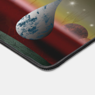 Planet Of The Shapes Desk Mat