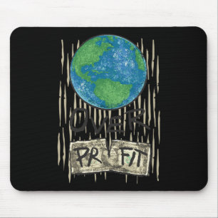 Planet Over Profit Shirt Nature Environmentalist C Mouse Mat