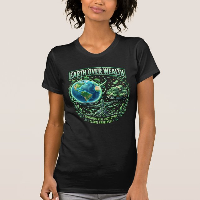 Planet Over Profit T-Shirt (Front)