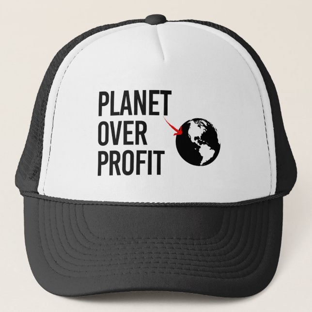Planet Over Profit Trucker Hat (Front)