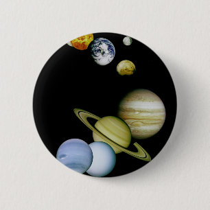 Planet Panorama 6 Cm Round Badge