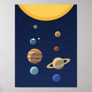 Planet Parade Solar System Print