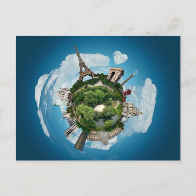 Planet Paris postcard (Front)