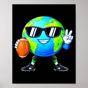 Planet peace sign environment football earth day