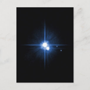 Planet Pluto moon Charon NASA Postcard