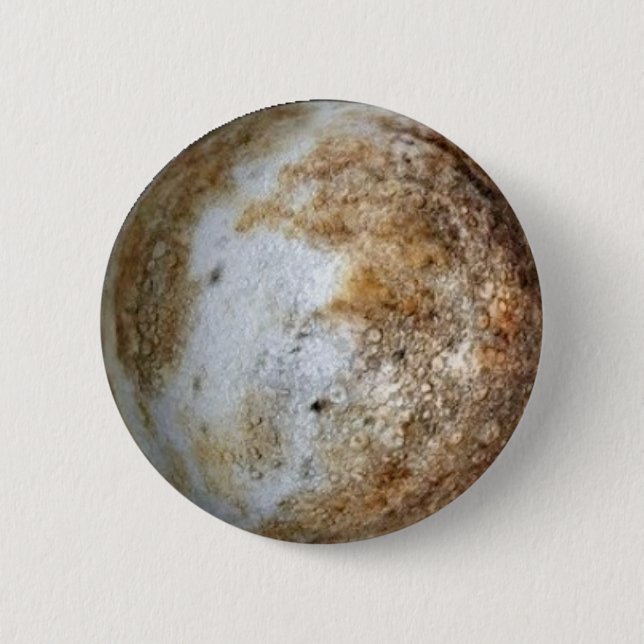 PLANET PLUTO (solar system) ~ 6 Cm Round Badge (Front)