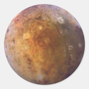 PLANET PLUTO (solar system) ~ Classic Round Sticker