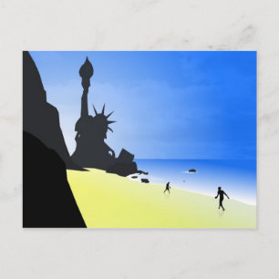 Planet postcard