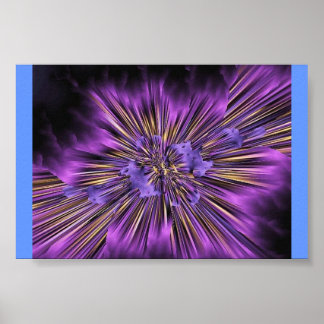 Planet Purple Super Nova Poster