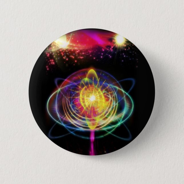 Planet Raybine 6 Cm Round Badge (Front)
