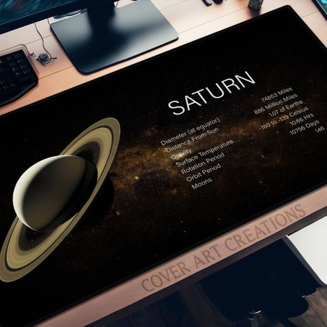 Planet Saturn Astronomy Science Desk Mat (Creator Uploaded)