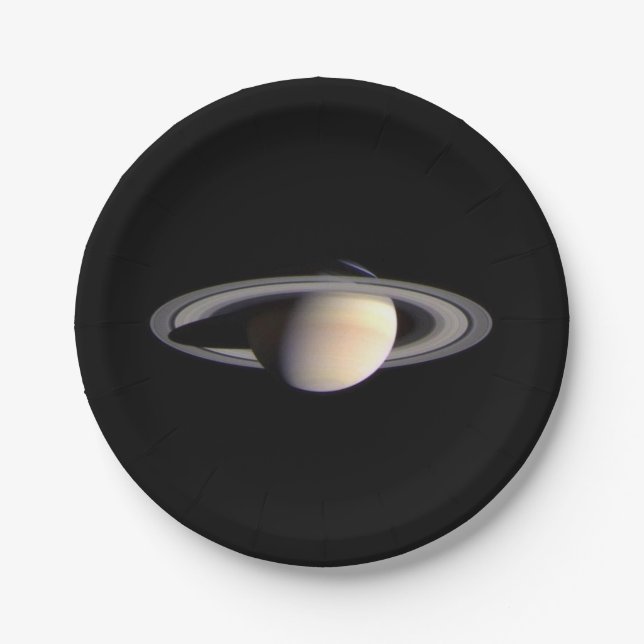 Planet Saturn   Paper Plate (Front)