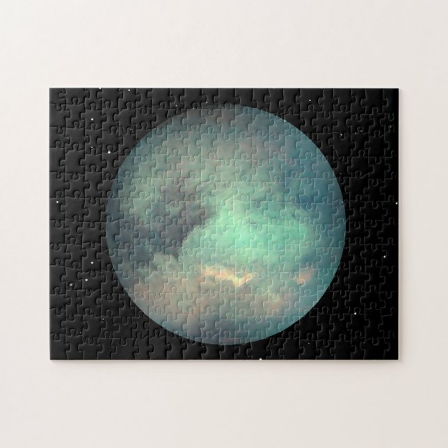 Planet Saturn’s Moon Titan Jigsaw Puzzle (Horizontal)