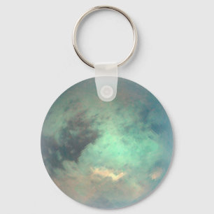 Planet Saturn’s Moon Titan Key Ring