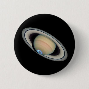 PLANET SATURN (solar system) ~ 6 Cm Round Badge
