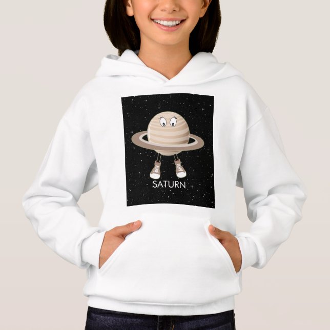 Planet Saturn & Stars T-Shir (Front)