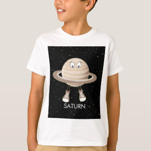 Planet Saturn & Stars T-Shirt