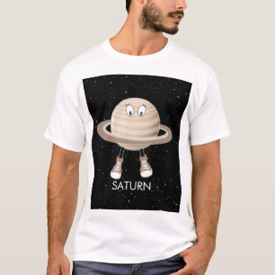 Planet Saturn & Stars T-Shirt