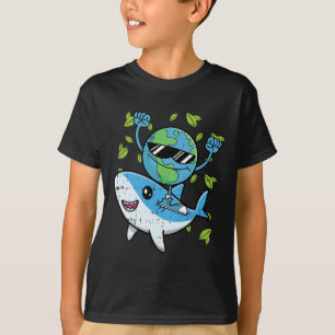 Planet Shark Earth Day Environmental Animal Conser T-Shirt