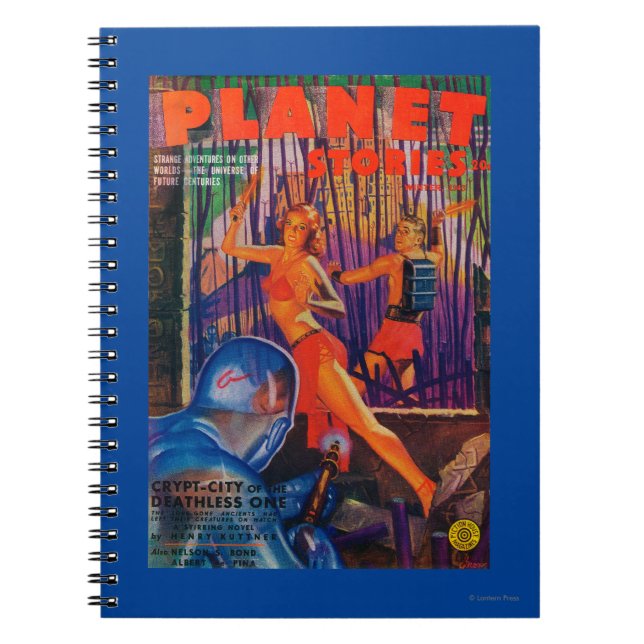 Planet Stories Magazine Cover 3 Notebook (Front)