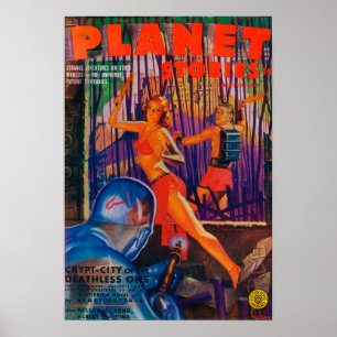 Planet Stories Magazine Cover 3 Poster