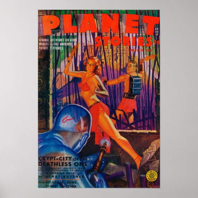 Planet Stories Magazine Cover 3 Poster (Front)