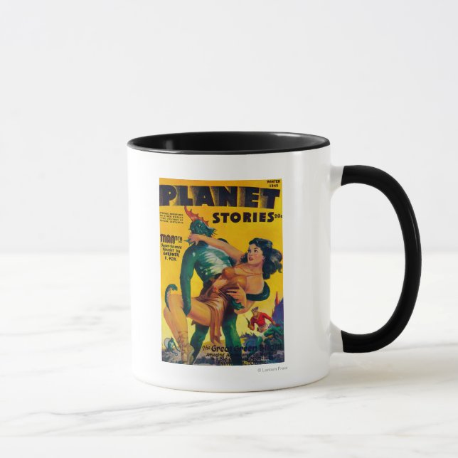 Planet Stories Magazine Cover 4 Mug (Right)