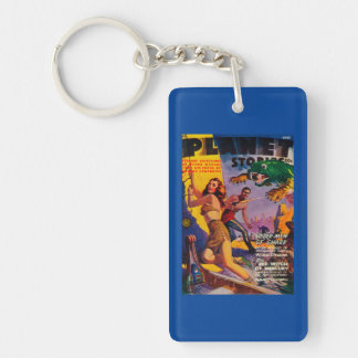 Planet Stories Magazine Cover 5 Key Ring