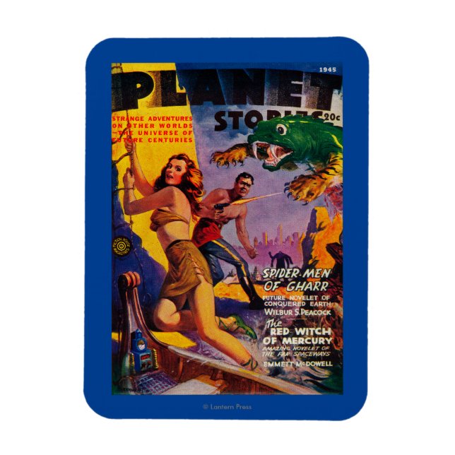 Planet Stories Magazine Cover 5 Magnet (Vertical)