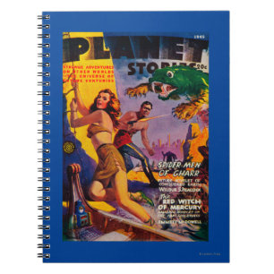 Planet Stories Magazine Cover 5 Notebook