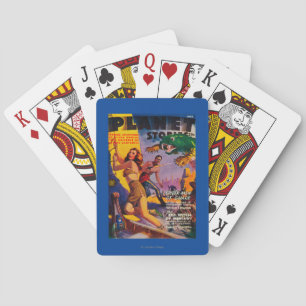 Planet Stories Magazine Cover 5 Playing Cards