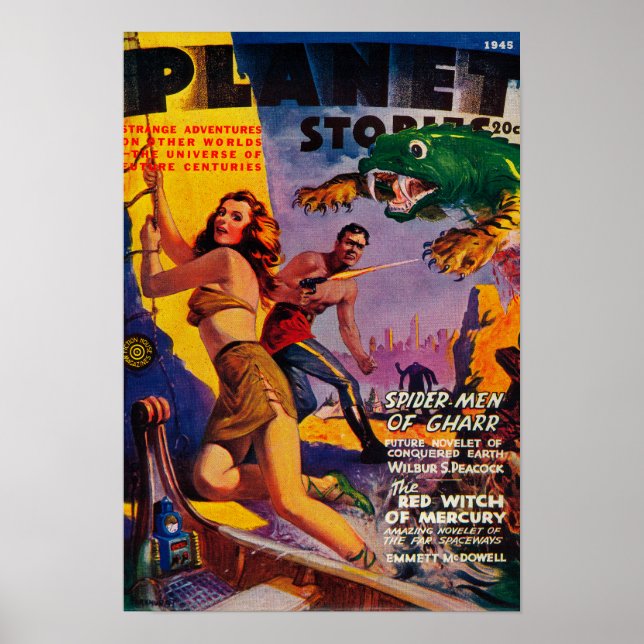 Planet Stories Magazine Cover 5 Poster (Front)